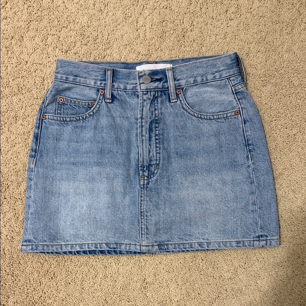 Aritzia denim skirt